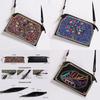 Bohemian Shell Shape Purse With Flower Embellishments For Daily Wear
