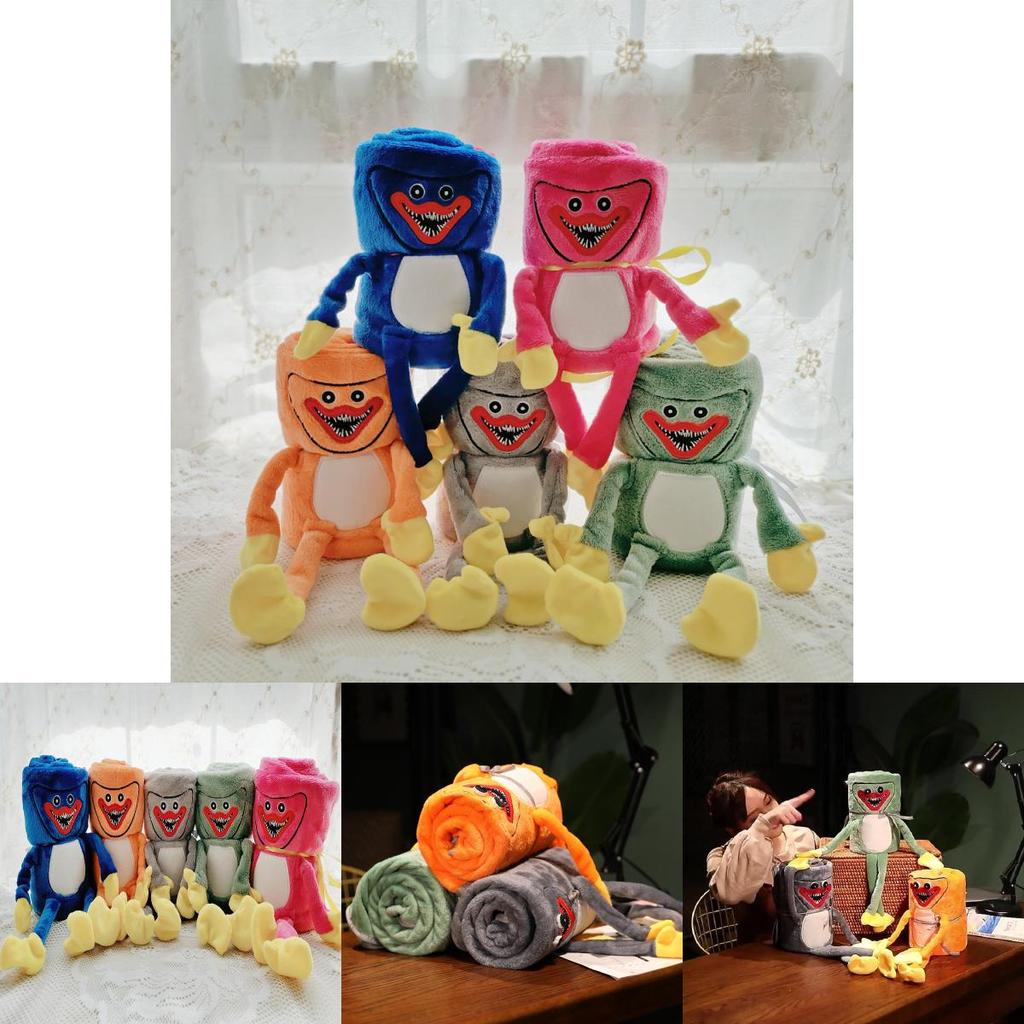 Pătură de flanel Poppy Playtime Prietenoasă cu pielea, confortabilă, pentru pui de somn, pentru toate ocaziile