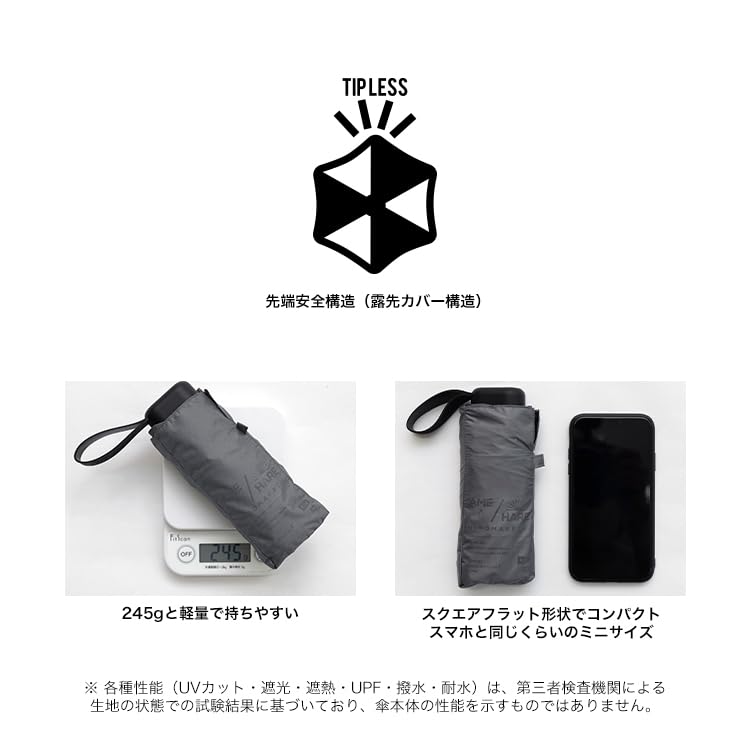 KiU Folding Sun Rain UV Sunburn Heatstroke Simple Solid Umbrella, Umbrella, Umbrella, Protection, Protection, Prevention, Compact, Design, Unisex,