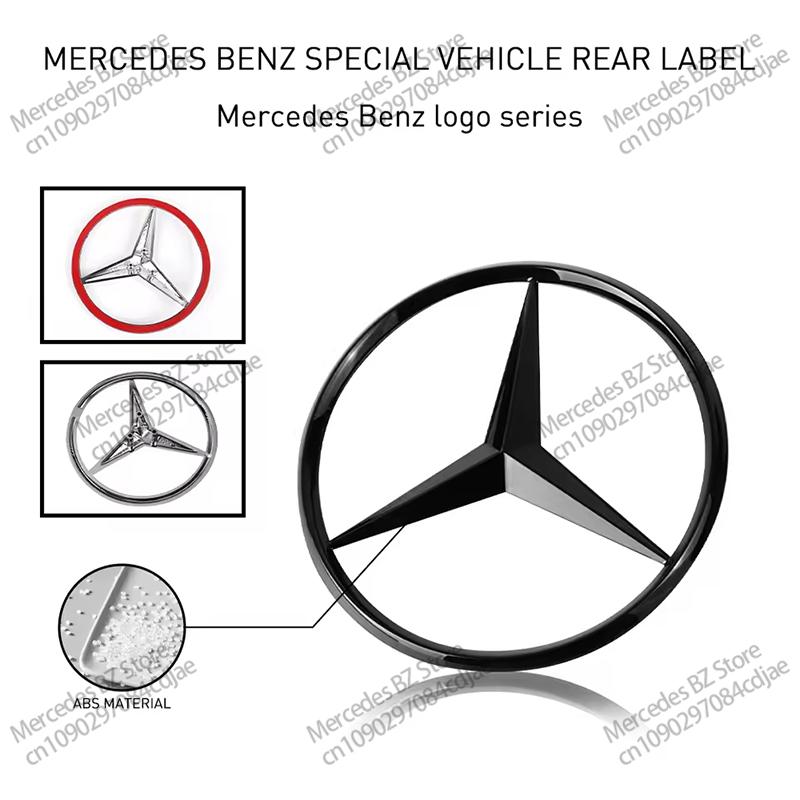 2026 3D ABS Rear Star Logo Car Trunk Emblem For Mercedes Benz W203 W204 W205 W212 W213 X253 X156 W166 W167 W176 W177 W223 W117