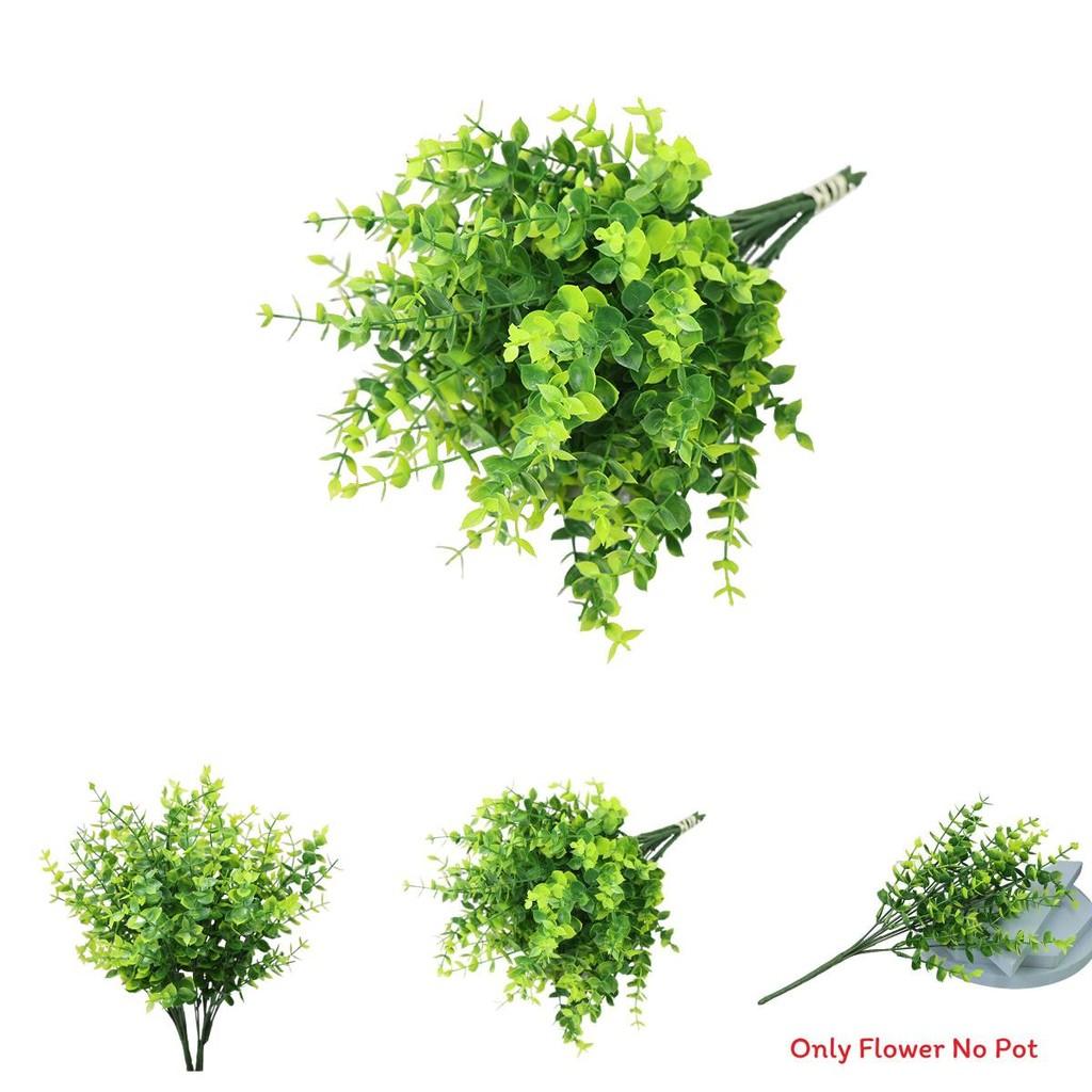 Eucalyptus Globulus Synthetic Foliage Bouquet For Home Hotel And Outdoor Decor
