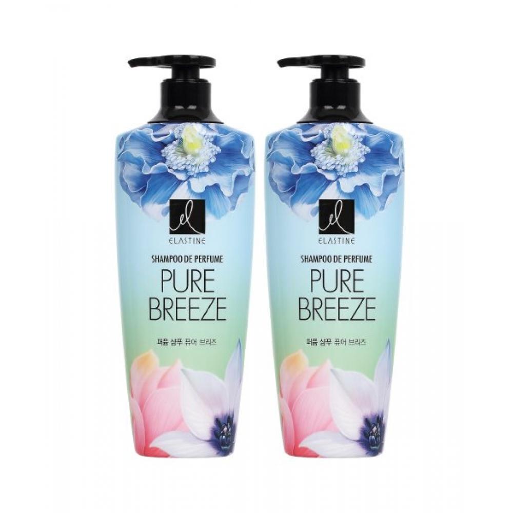 Elastine Perfume Pure Breeze Shampoo 600ml X 2 FREE