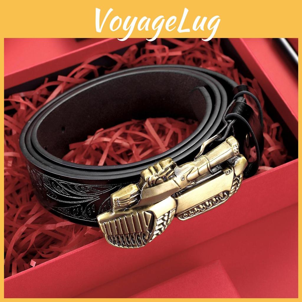 Men's Pu Leather Retro Pattern Adjustable Ethnic Style Belt