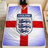 England Nationalmannschaft Männer 3 Flanell-Decke, Hohe Qualität, Bequem für Alle Jahreszeiten, Heimdekoration, Wärme und Komfort