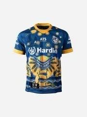 NRL Warriors Broncos Fiji Rabbit Jaguar Short Sleeve Rugby Jerseys Training Suit