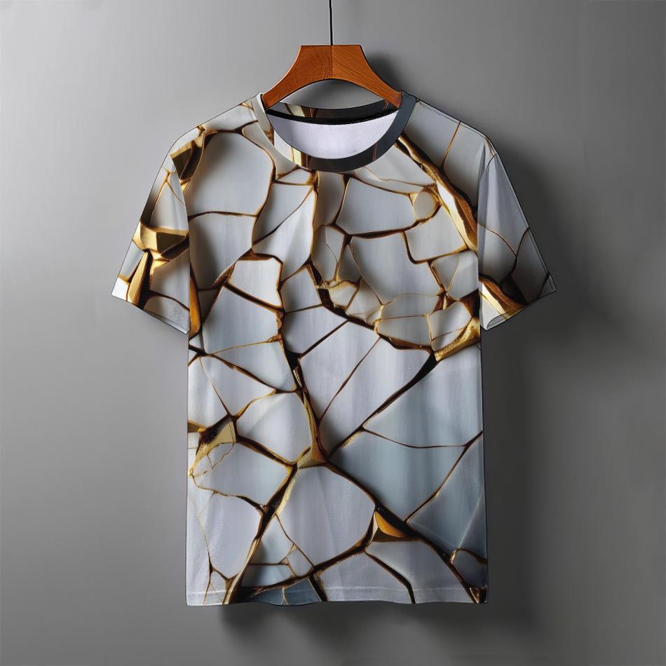 Abstract Art Graphics 3D Print T-Shirts Men's Women Short Sleeve T Shirt Oversized Tees Harajuku Y2k Tops Men Clothing