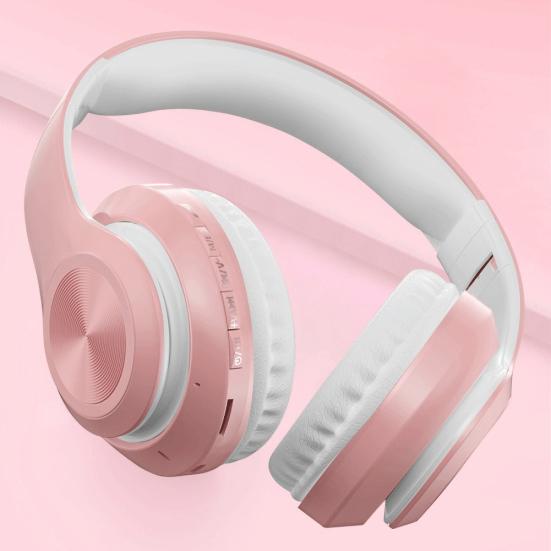 P68 Bluetooth-compatible 5.0 Foldable Rechargeable Wireless Headset HiFi Sound Headphones