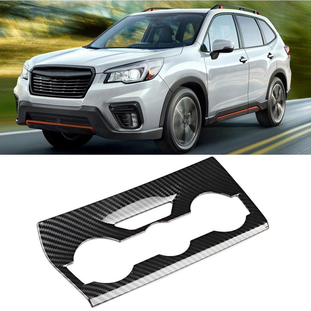 Car Air Condition Panel Cover Trim Carbon Fiber Decoration Fit for Sticker Subaru Forester SK