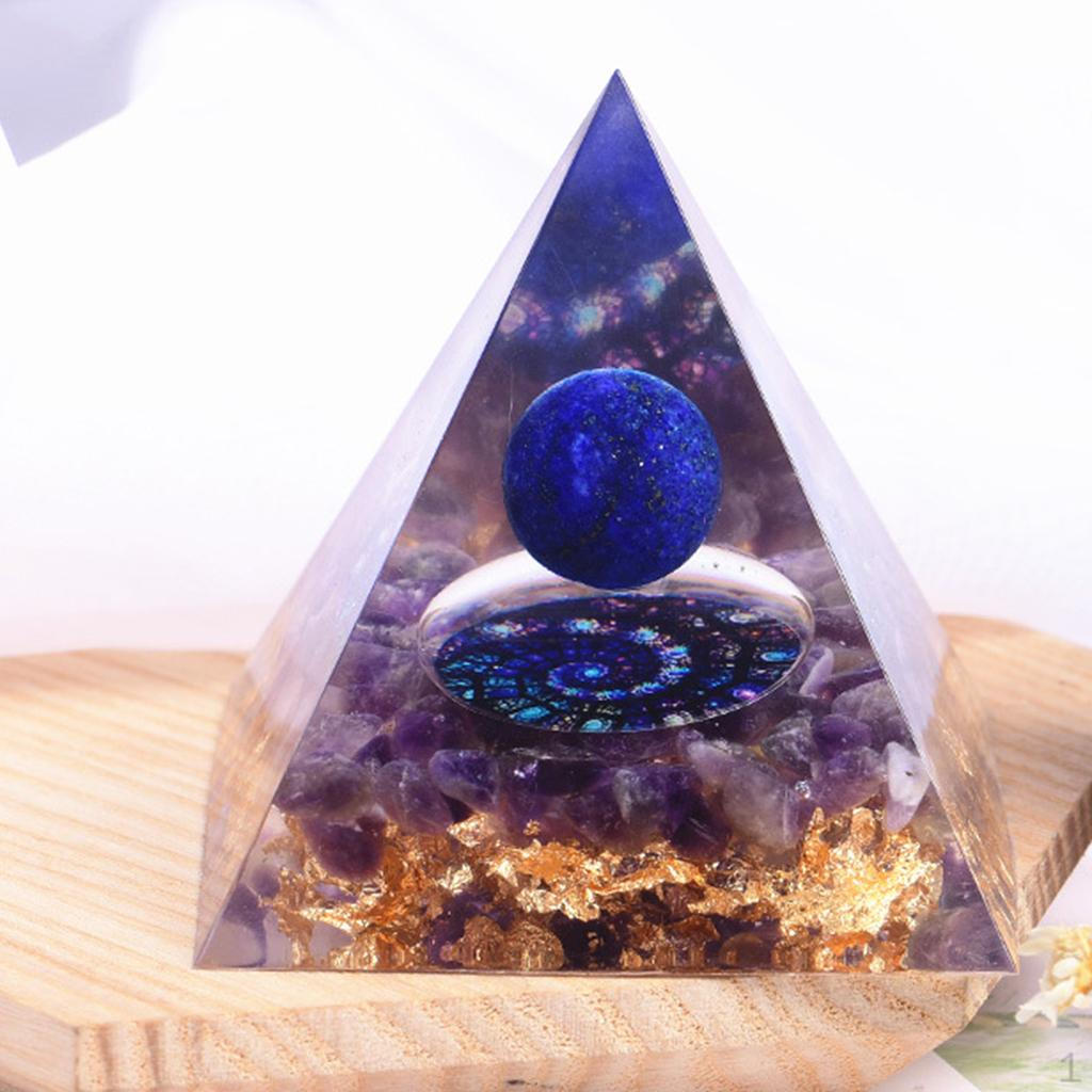Crystal Pyramid Decorative for Crafts Ornament Home Decoration Christmas