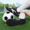 Neue rutschfeste Fußballschuhe mit Stollen für Erwachsene, Männer und Frauen, Kinder, Fußballtrainingsschuhe mit langen Stollen, Sneaker mit kurzen Stollen