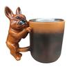 Handmade Dachshund Mug Cute 3D Dachnut Handle Coffee Cup Unique Dog Coffee Mugs Gift For Dogs Owner And Pet Lover Collection