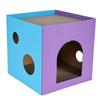 In 1 Corrugated Paper Cat Bed Cat Scratcher Double Layer Cat House Pet Supply