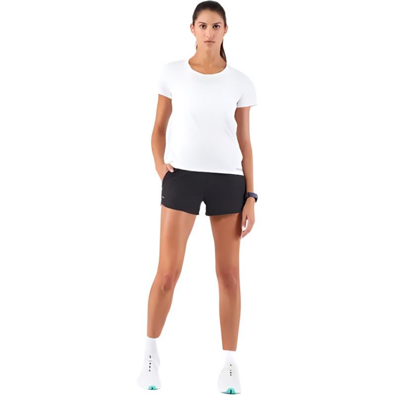 DECATHLON 100 Lightweight Breathable Pullover Short Sleeve T-Shirt Women's Snow White