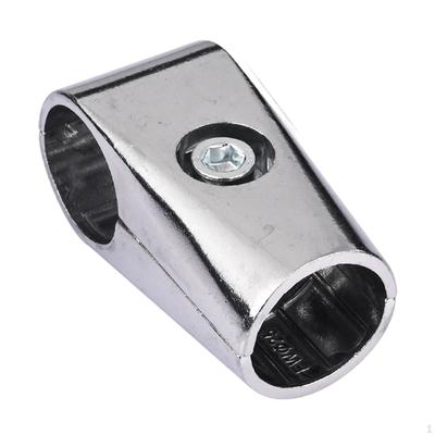 Connecteur de collier de serrage en T pour cadre rond de 1 po Raccord d'assemblage bidirectionnel pour étagère, clôture