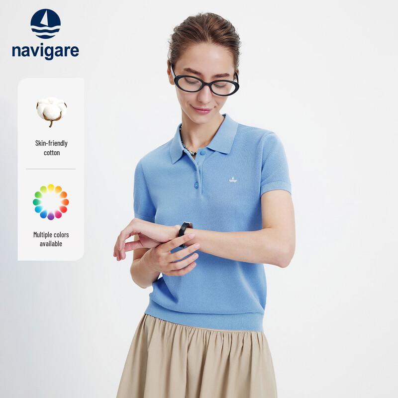 Navigare Women s Short Sleeve Polo Shirt M