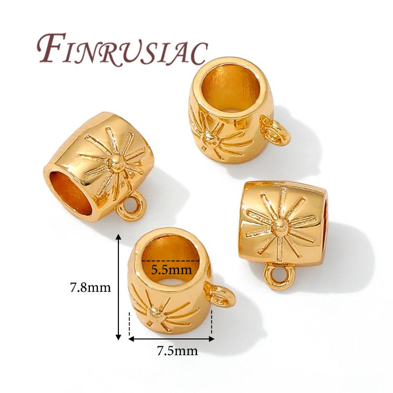 18K Gold Plated Bails,Pendant Bail,Bail Beads Charms Connectors For Jewelry,DIY Necklace/Bracelets Making Accessories