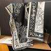 Large Square Scarf Shawl Women's Outer Scarf Dual-purpose Cape Autumn and Winter Birthday Gift Air-conditioned Room Imitation Cashmere Cape