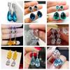 New Shiny Zircon Oxide Earrings Attend Banquets Upscale Fashion Mosonite Party Jewelry Personalized Long Pendant