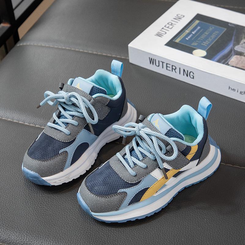 Children's Sports Shoes Spring and Autumn New Boys' Sports Shoes Soft-soled Breathable Casual Shoes Girls' Dad Shoes Breathable Running Shoes