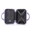 14"/20" 2-Piece PC Spinner Suitcase Set with Combination Lock & 14" Cosmetic Bag (Purple)
