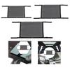 Car Ceiling Cargo Net Pocket with Double Zipper Roof Storage Organizer Mesh Bag Easy Installation for Sedan Interior
