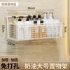 Bathroom storage rack Household toilet Wall-mounted storage and finishing washstand Large non-punching rack