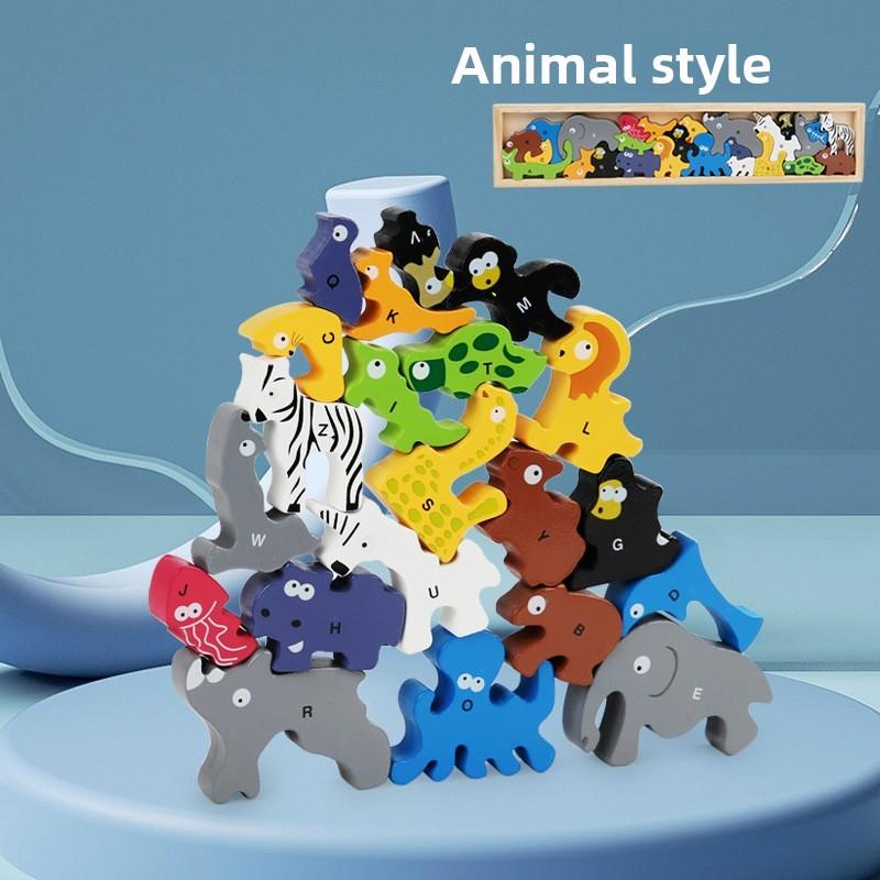 Wooden Childrens Traffic Animal Puzzle Educational Toy For Early Learning Development