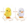 Plüsch-Wind-Up-Küken, Springen, Gehen, Hüpfen, Cartoon-Plüsch-Huhn, Uhrwerk-Kaninchen, Gehen, Küken, Spielzeug, Baby, Spielen, Spielzeug