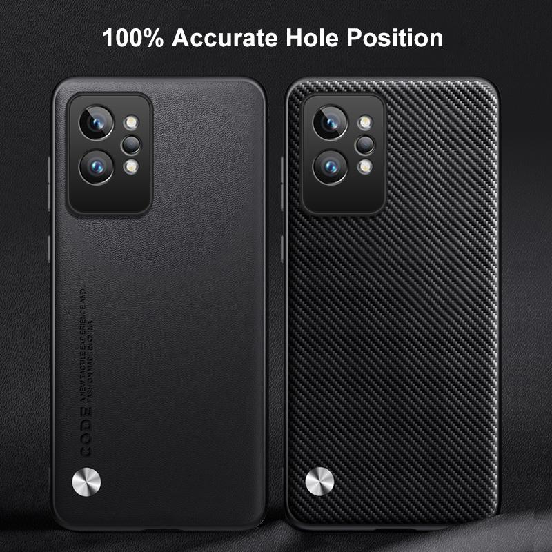 Luxury PU Leather Case For Realme GT2 Pro Back Cover Silicone Shockproof Full Protection Phone Case For Realme GT 2 Pro GT2Pro