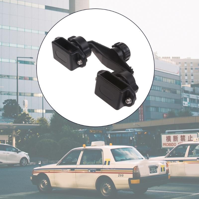 Versatile Vehicle Mount Hands Frees Communication Solution Durable ABS Clip Walkie Car Holder for Portable Radios