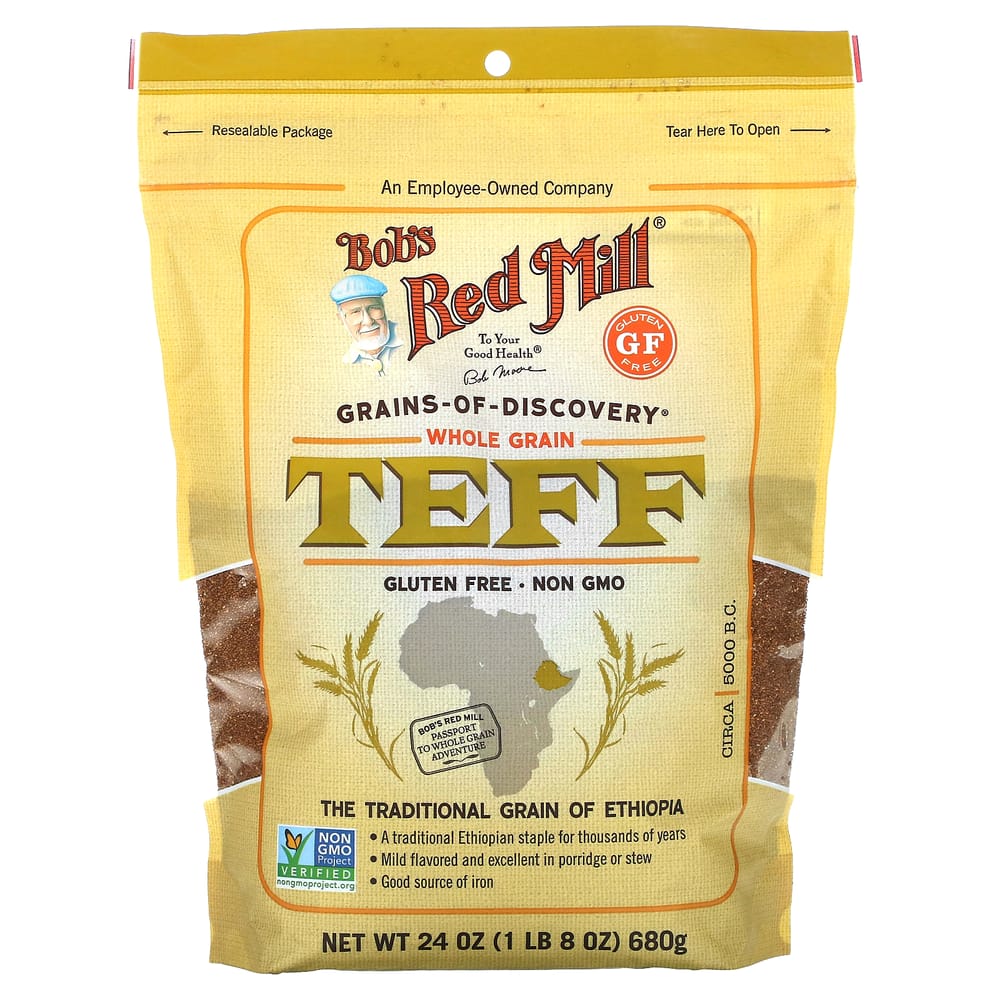 Bobs Red Mill Teff Whole Grain, 24oz (680g)