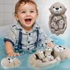 Sealed Floating Animal Bath Toys - Comfortable Beaver & Duck Water Toys for Baby Bathtub & Pool