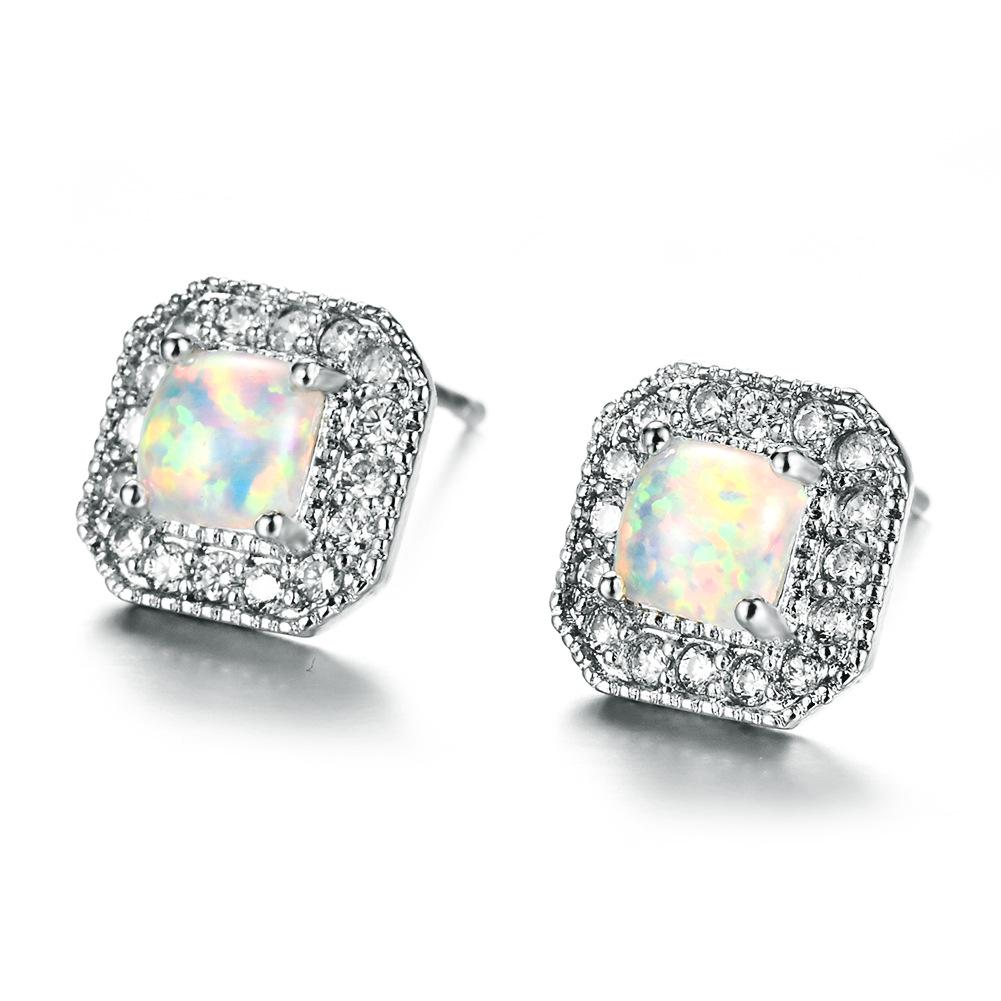 Hot Selling Square Earrings for Light Luxury and Fashionable Commuting