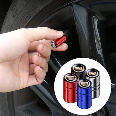 4Pcs/set Car Wheel Metal Valve Caps Auto Tire Air Stem Cover Bolt Cap For XT4 XT6 CTS DTS STS XTS ATS BLS SLS CT5