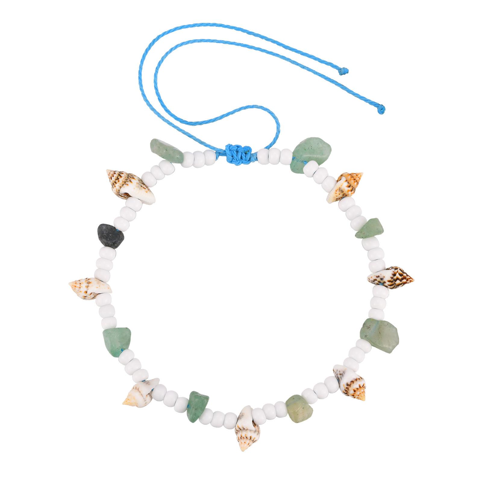 

Vnox Bohemian Conch Shell Beads Foot Bracelet For Women Girls Summer Beach Adjustable Anklet Friendship Jewelry Gift To Friend