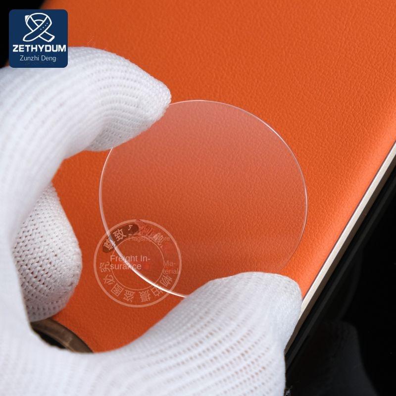 Skleněná maska na sklíčko hodinek Pro Citizen Sky Eagle 2. generace Blue Angel Řada AT8020 JY8085 JY8078 Safírové sklíčko Náhradní díly hodinek