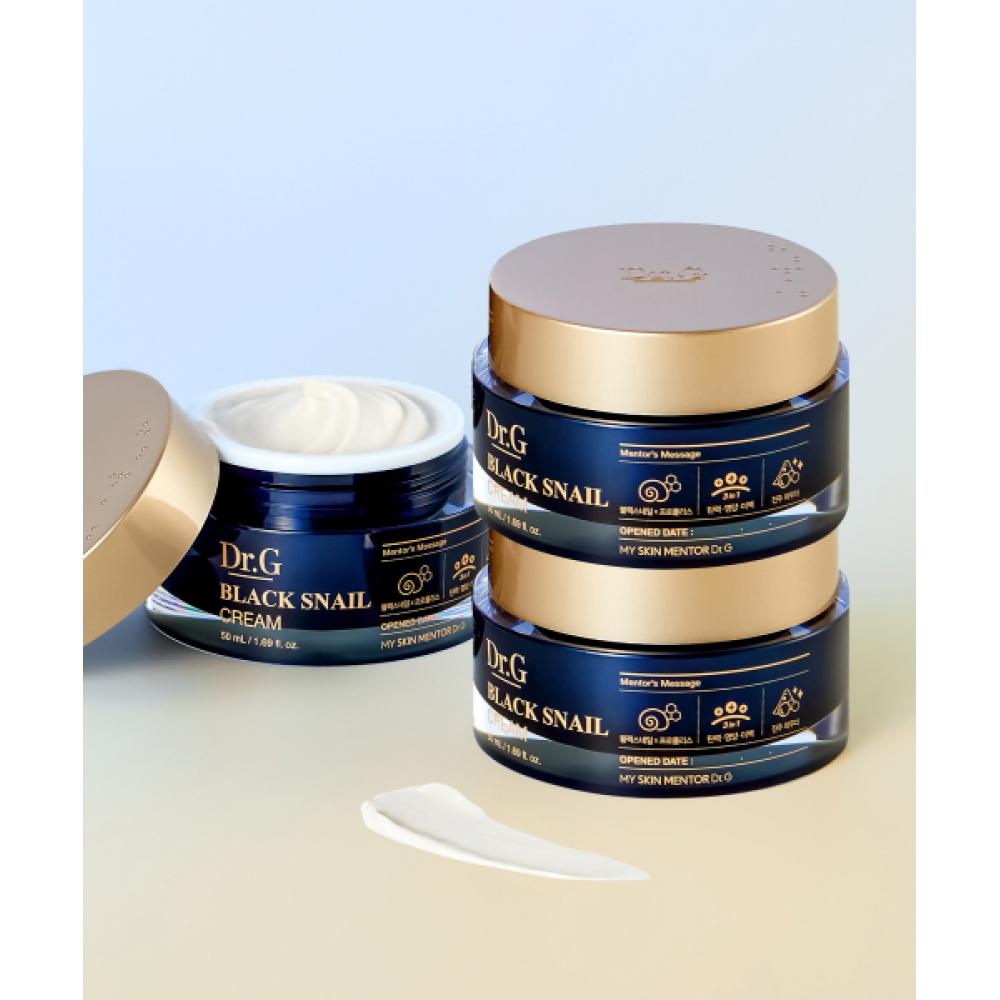 Dr.g [firming Glow Cream] Black Snail Cream 50mlx3 FREE