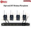 HuiDu HD-2US Dual Wireless Gooseneck & Lavalier Conference Microphone System
