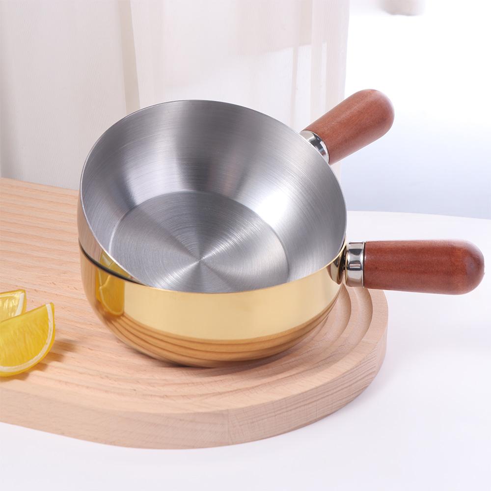 High Temperature Resistant Wooden Handle Bowl Heat-Resistant Breakfast Bowl  Instant Noodles