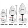 Facettenreiches Analkugeln-Buttplug-Set aus Metall, funkelnd, klein, groß, Analplug, Schmuck, Dildo, funkelnd, Ass Plug, Sexspielzeug, Mann, Frau