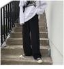 Men's Korean Style Loose Wide-Leg Cargo Pants with Drapey Fit - Retro Trendy Casual Trousers