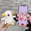 Cute Cartoon Shockproof Phone Holder for Bikes and Electric Vehicles - Ideal for Navigation and Delivery Riders