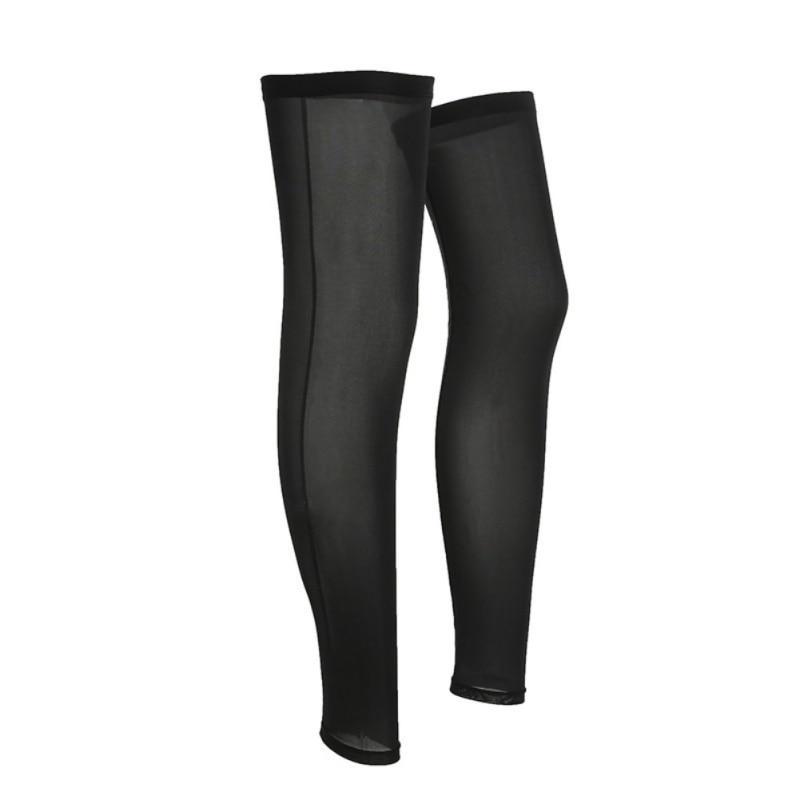 Summer Comfortable Leg Guard Solid Color Breathable Ice Silk Leg Cover Fishing Leg Sleeve Anti-UV Cool Outdoor Sports Leggings