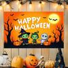 Halloween Banner Happy Halloween Festival Decoration Tapestry Witch Castle Printing Courtyard Party Decoration Flag