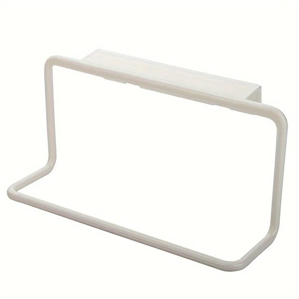 1Pcs Plastic Hanging Holder Towel Rack Cupboard Cabinet Door Back Multifunction Home Storage Organizer Kitchen Accessories 698₽