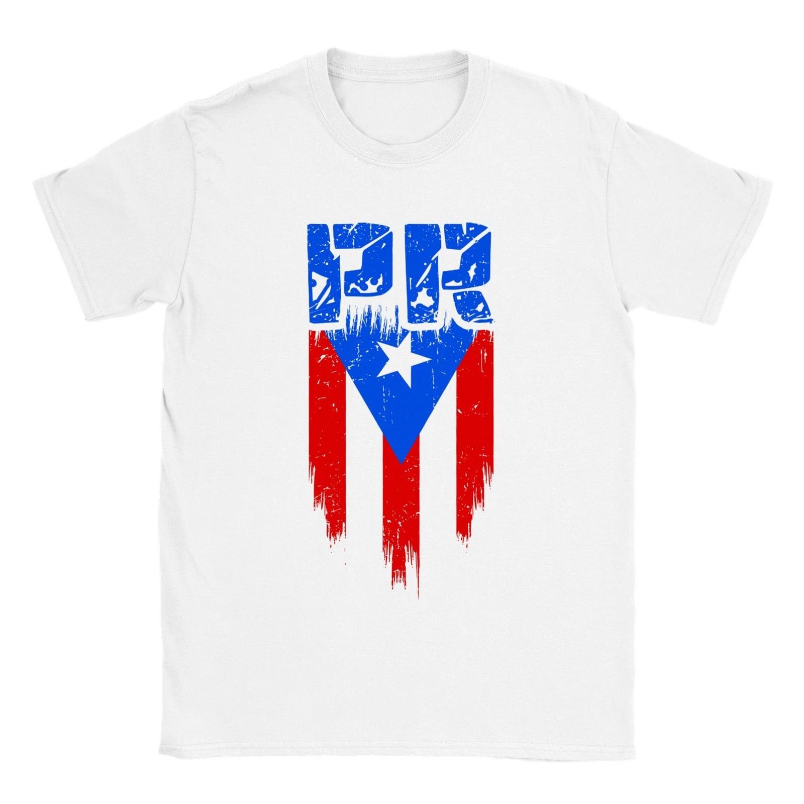 Flag Puerto Distressed Flag - Classic Unisex Crewneck T-shirt XXL