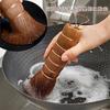 KALOLINNA Palm Brush, Kitchen Scrubbing Brush, for Cleaning Pans, Pans, and Woks, Removing Grease, Made with Natural Materials, Durable, and Perfect f