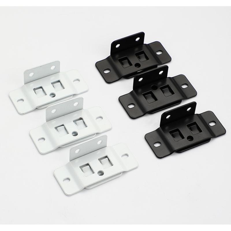4Pcs Home Renovation Diy Tool Accessories Fixed Fastener 2-In-1 Insert Furniture Laminate L-Shaped 90 Degree Connector