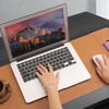 Oversized Leather Like Desk Mats With 15W Charging Station Builts In For Seamless Computer Accessory Integration
