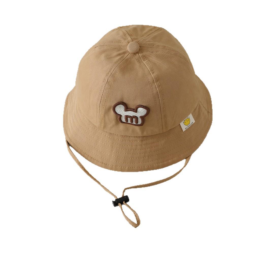 Korean Style Children's Cartoon Wide Brim Fisherman Hat for Spring/Autumn - Trendy Outdoor Sun Protection